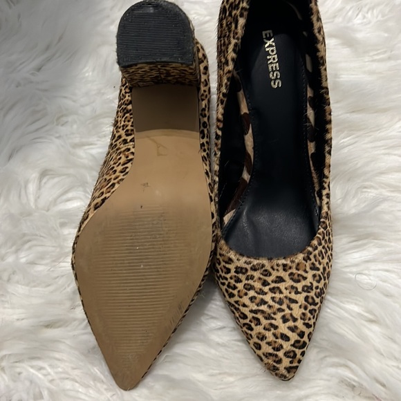 Express Leopard print heels - Picture 2 of 4